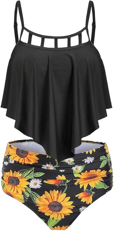sunflower tankini set