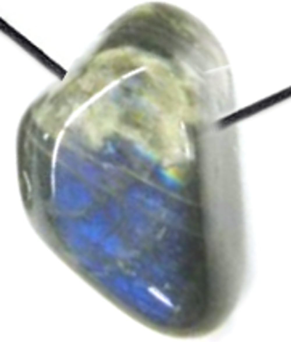 Labradorite (Canada) Drilled Tumble Stone
