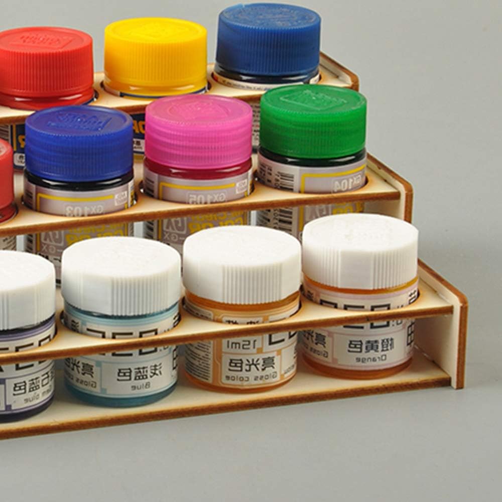 Amazon Claire プラモデル 塗料 収納 ケース 木製 ペイント ラック 3段 ひな壇 ホビー用工具 通販