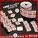 Raffle Tickets Double Roll - 1000 Roll of Double Sided Tickets for Raffle with Name and Address Space - White Raffle Tickets for Events - Carnival Raffle Tix - Raffle Ticket Rolls (Matte RED & Black)