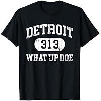 T-Shirt CITY OF DETROIT USA - Noir 100% Coton - Marque B&C - Neuf Avec étiquettes - Homme