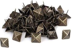 20pcs Bronze 40x40mm Metal Square Head Nail Upholstery Tack Decorative Nail Furniture Square Rivet