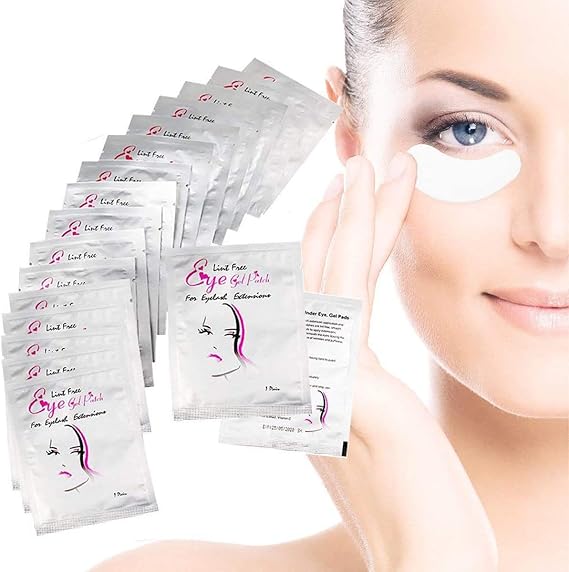 Eye Gel Pads, 60 Pairs Eyelash Extension Pads Lints Free, Facials