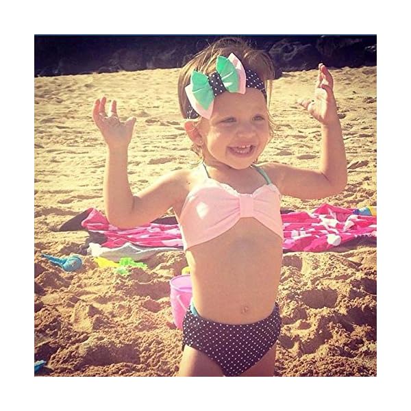 Baby-Girl-Top-Briefs-Swimwear-Bikini-SuitElaco-Kids-Headband-3PCS-Set-Swimsuit