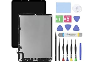 HOYRTDE 10.9" Screen Replacement for iPad Air 5 5th Generation 2022 A2589 A2591 A2588 LCD Display Glass Touch Digitizer Premium Kit with Tools - Black