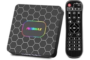 Android TV Box,2025 Android 14 TV Box with 4K 8K HDR10 Wi-Fi 6 4GB RAM 64GB ROM Quad Core ARM Cortex-A53 Chip, Android Box 14
