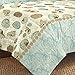 Discoveries Casual Sea Breeze Comforter Set, King, Blue