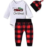 Aalizzwell Preemie Newborn Infant Baby Boys Clothes Bodysuit Romper Pants Hats Outfit Fall Winter Set