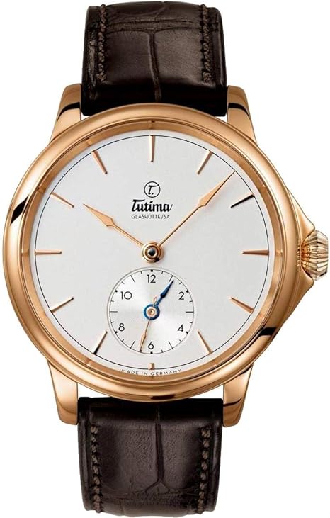 Tutima Patria Dual Time Mens Manual Wind Mechanical 18K 6601-02