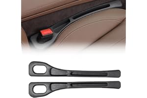 Car Seat Gap Filler Set of 2, Multifunctional Seat Side Gap Seam Filler Organizer with Phone Holder, Universal Fit Fill The G