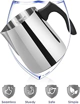 BOYUJK 900ML Candle Wax Melting Pot Dripless Pouring Pitcher Stainless Steel view 3