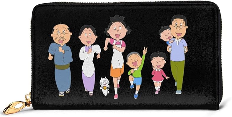 Amazon おしゃれ サザエさん 長財布 大容量 携帯電話 キャッシュカード収納 小銭入れ 人気 高級 精緻 デザイン 紳士 牛革 長財布 Unbeanded 小銭入れ