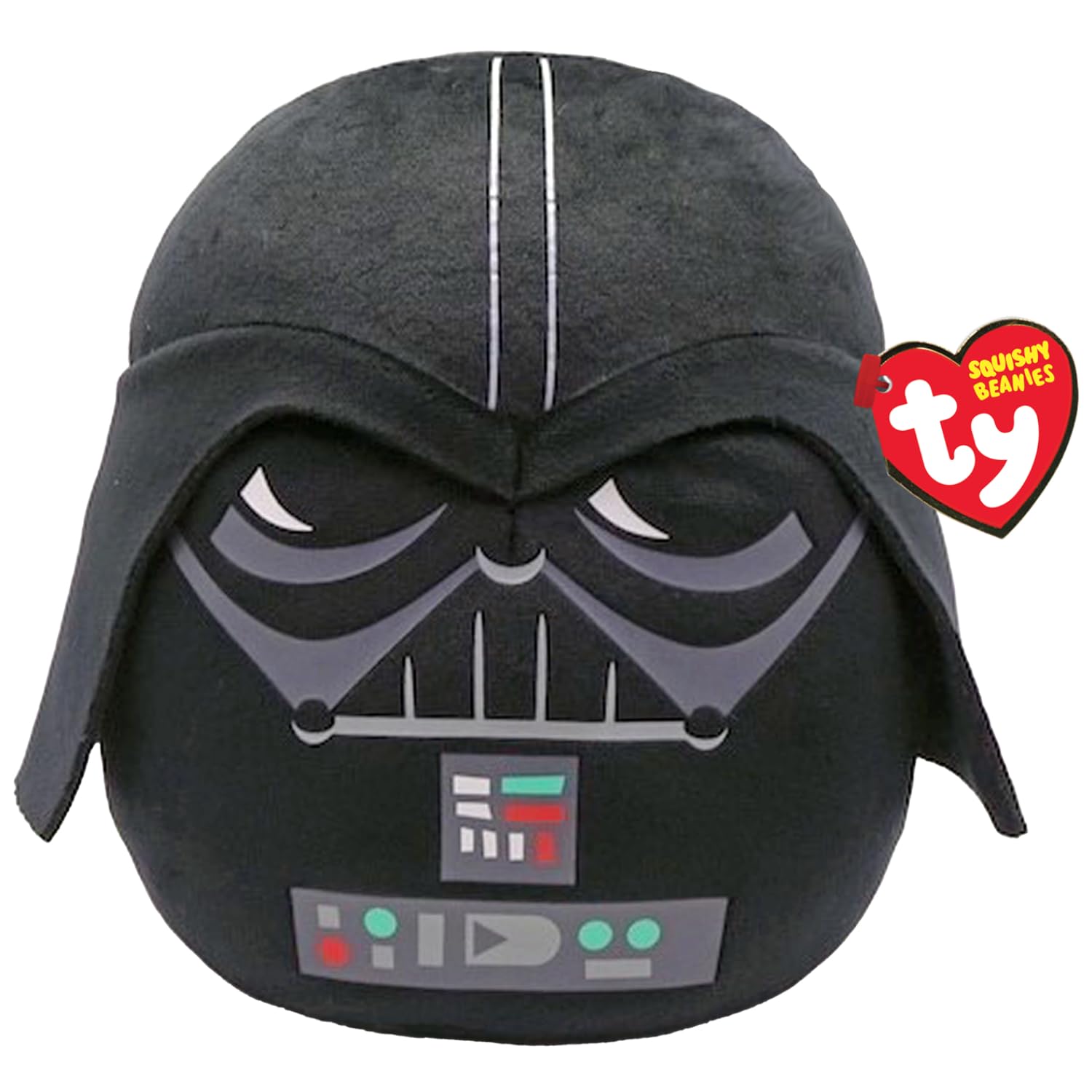 TY Darth Vader Disney Star Wars Squish-A-Boos 10 Inches, Licensed Beanie Baby Soft Plush Toy, Collectible Cuddly Stuffed Teddy