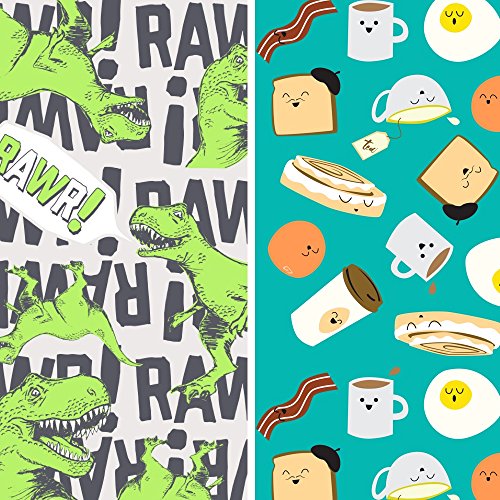 Honest Baby Diapers, Club Box, TRex & Breakfast, Size 6, 44 Count