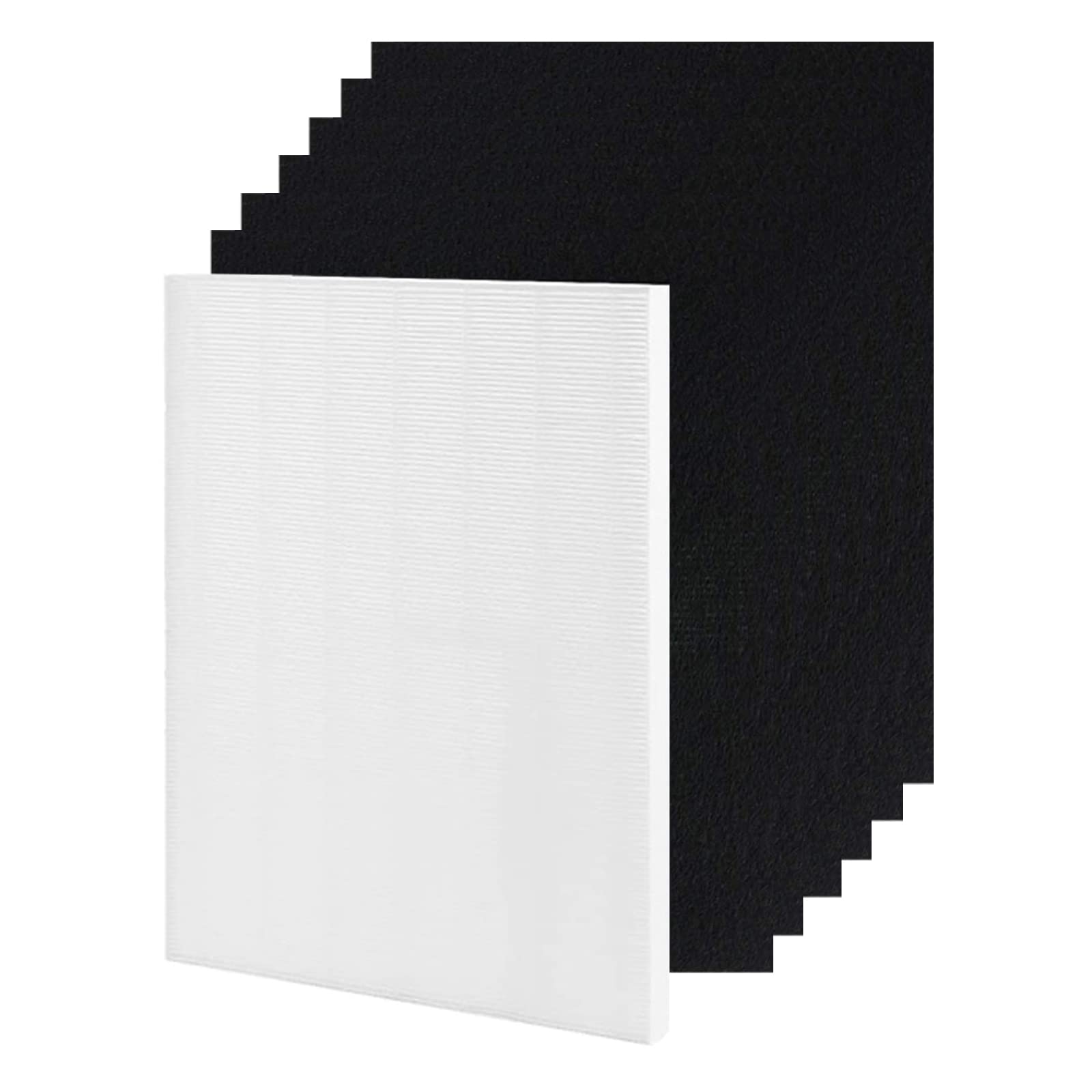 LOHILL 115115 Air Filter for Winix ZERO Air Purifier P300 (AZBU330-HWB), H13 True HEPA & Activated Carbon Replacement Filter A (1 HEPA Filter + 6 Carbon Pre-Filters)