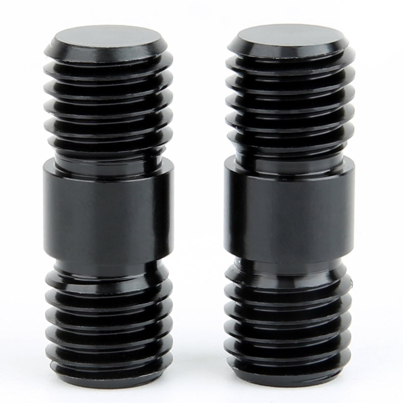 NICEYRIG 2 Pcs M12 Thread 15mm Rod Connector Extender Screw for DSLR 15mm Shoulder Rig Rod Rail System -085