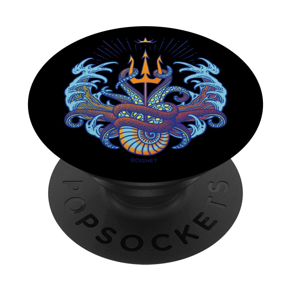 Disney Villains Ursula Triton Symbol PopSockets Adhesive PopGrip