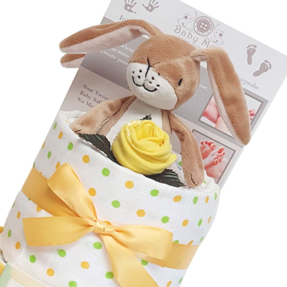 New Baby Gifts for New Born Baby Gift Set 3 Tier Nappy Cake Baby Gift Hamper Present for Gift Baby Shower & New Parent Gifts Guess How Much I Love You (Unisex) - Image 5
