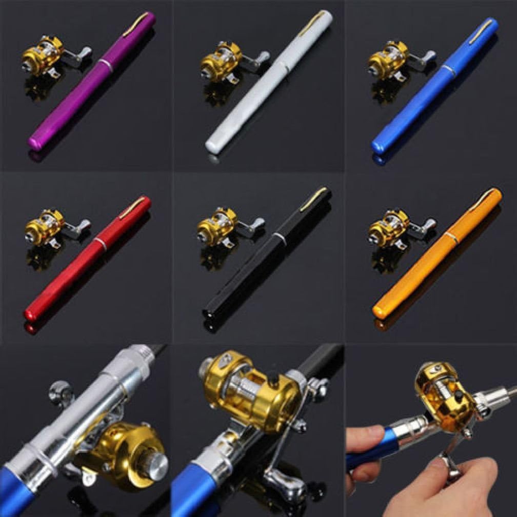 mini portable pocket pen fishing rod and reel
