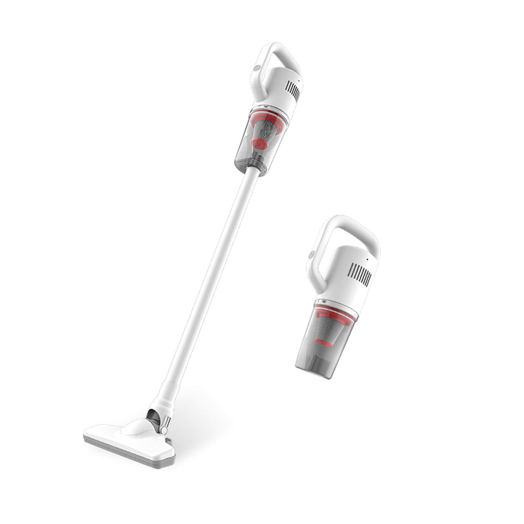 KALOZOI Premium Lightweight Corded Vacuum Cleaner, The Lightest 2 in 1 Bagless Stick Vacuum, ONLY 1KG, 600W with 17Kpa Super-Powerful Suction, Super Lightweight, Great For All Ages NEW 2021 MODEL