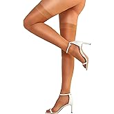 RSLOVE Thigh High Stockings for Women – Sheer Stockings Nylon Pantyhose Perfect for Garter Belts & Lingerie Outfits