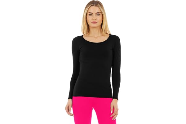 Thermajane Thermal Shirts for Women Long Sleeve Tops Winter Thermal Undershirt for Women