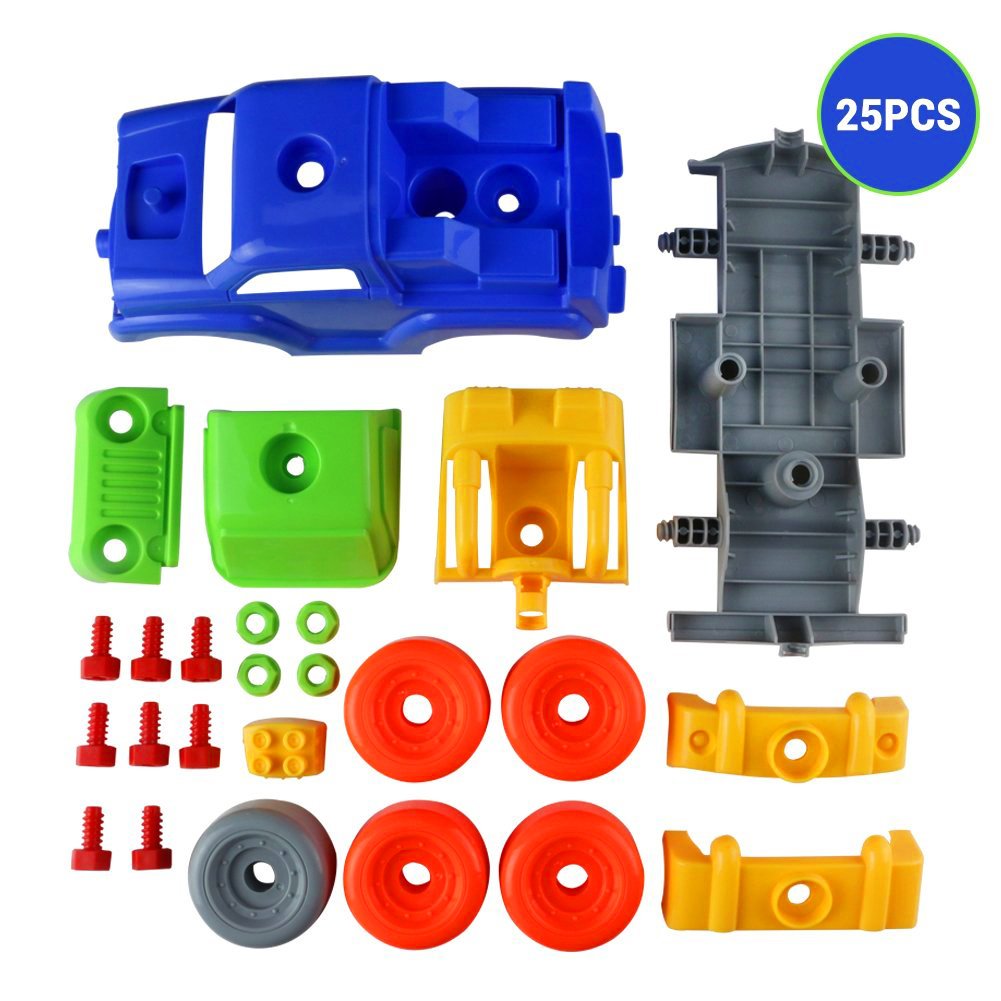 Take Apart Toys Race Car Jeep Toy Build Your Own Car Assembly Puzzle Toy Great Gift for Kids 27 PCS