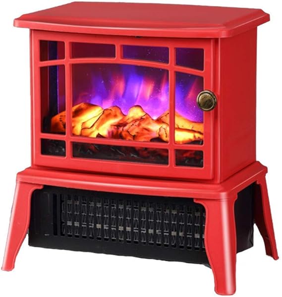 Mini autoportante chimenea vendimia calentador cocina eléctrica con