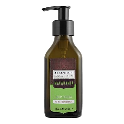 Arganicare Macadamia Hair Serum For Dry And Damaged Hair With Organic Argan Oil And Macadamia Oil (3.4 Fluid Ounce) (7290104367335)