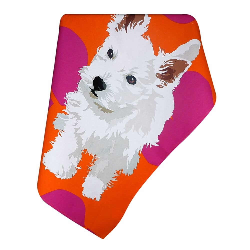 Leslie Gerry - Westie Dog Tea Towel