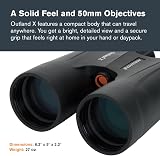 Celestron Outland X 10x50 Roof Prism Binoculars Black view 2