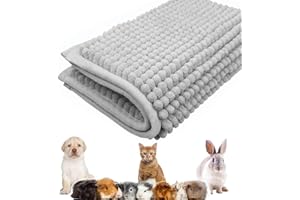 Nagudenfo Washable Pet Mat for use as Guinea Pig Mat,Muddy Mats for Dogs - 2 Pack 16" x 24" - Dirt and Water Absorbent Safe Non-Slip for Guinea Pig Cage Liner,Door Mat,Bath Mat
