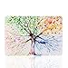 iDonzon Case for MacBook Pro 15 inch 2012-2015 Release, Hand Painted Watercolors Hard Protective Cover Compatible MacBook Pro 15 with Retina Display (Model: A1398,NO CD-ROM Drive) - Four Seasons Tree
