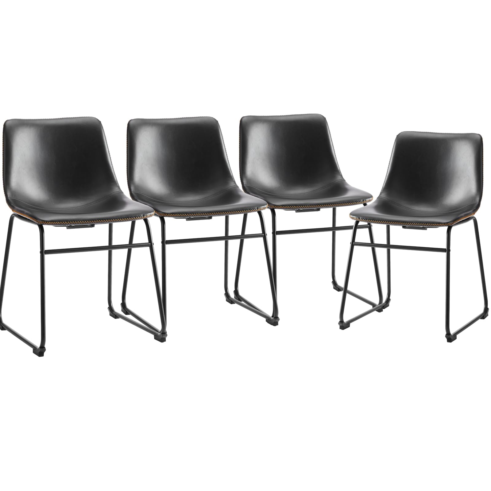 JHK Chairs Counter Height Stools, 4 Pcs 18