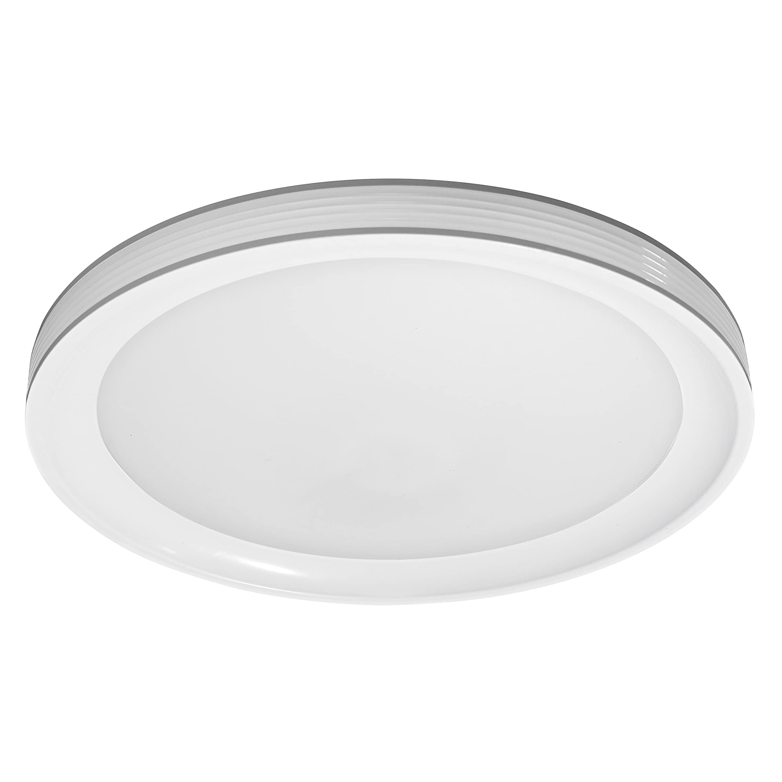 LEDVANCE Smart LEDWall and Ceiling Luminaire for Indoor Use with WiFi Technology, Tunable White (3000K-6500K), Gray, 495 mm, Compatible with Google and Alexa Voice Control, Smart+ WiFi ORBIS Frame
