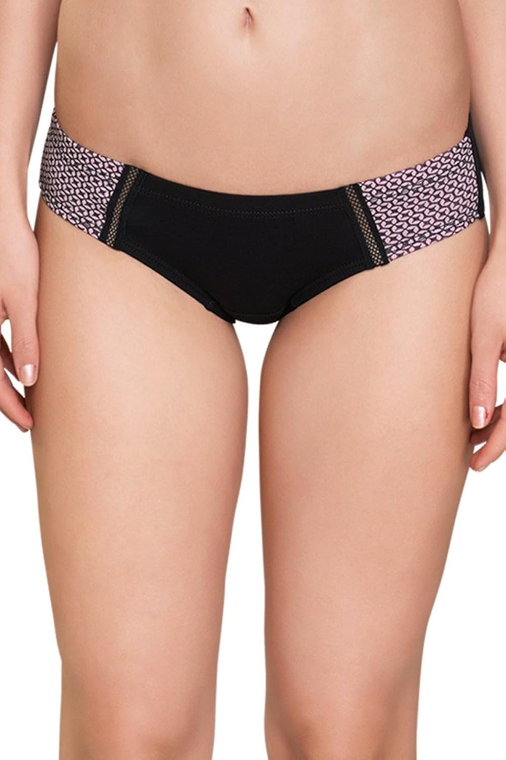 organic antimicrobial print block bikini