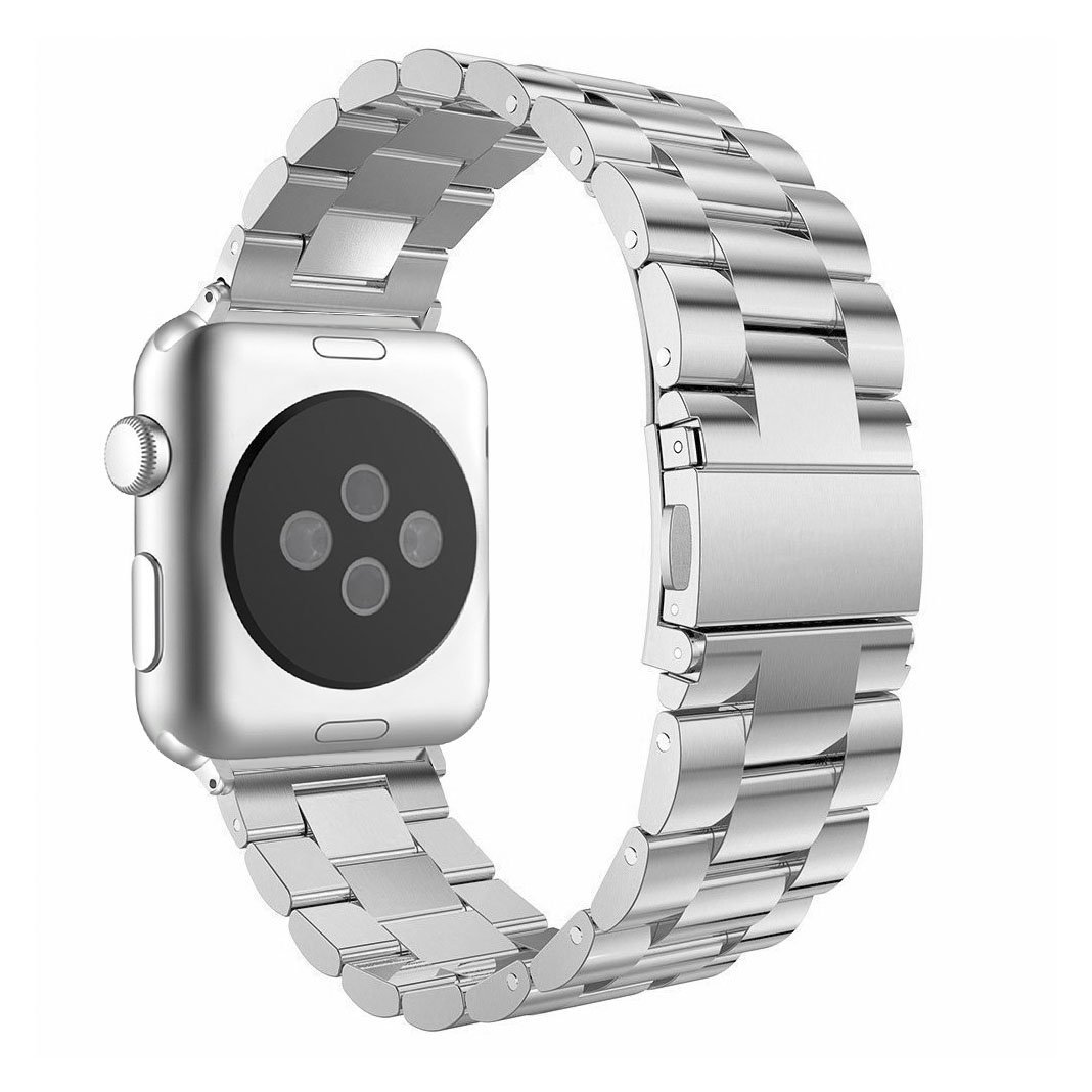 AISPORTS Compatible for Apple Watch Strap 49mm 46mm 45mm 44mm 42mm, Adjustable Stainless Steel Metal Bracelet Wristband Replacement Strap for Apple Watch Ultra 2/Ultra/Series 10/9/8/7/6/5/4/3/2/1/SE