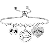 TIIMG Inspirational Color Guard Gift Tossing My Fears & Catching My Dreams Colorguard Girls Gift Tossing Spinning Flag Costume