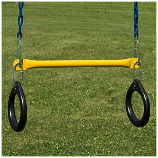 Swing-N-Slide Ring and Trapeze Combo swing Black - Image 6