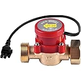 Sunicon Water Flow Switch, HT 30 AC 0 to 110V G3/4"-3/4" Thread Sensor Switch, Water Control Switch Sensor Electronic Pressure Automatic Control Switch for CO2 Laser Tube Protecting