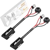 Nilight 1156P LED CANbus Decoder Turn Signal Anti-Flicker Resistor | Helps Reduce Hyper Flash, Flickering and Dashboard Error Warnings, Pack of 2