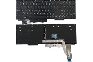 LXDDP Laptop Replacement US Layout Keyboard with Backlit with Pointer for Lenovo Thinkpad E15 Gen 1 E15 Gen 2 2020 (20T8 20T9