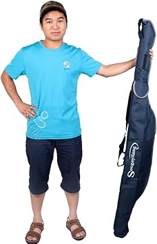 Amazon Lixada ロング 160cm 釣りロッドバッグ ロッドケース 釣竿収納ケース フィッシングバッグ キャンバスバッグ 肩掛け 海釣りギアタックル Lixada ロッドケース