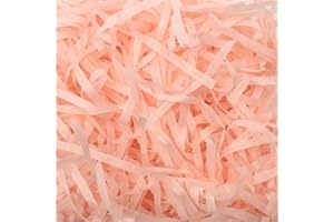 HLNLSU Cut Paper Shred Filler (1 LB) for Packing and Filling Gift Baskets,Multi-color optional (Fusion of pink and orange)