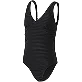 Girls Swimsuit One Piece Bathing Suit V Neck Girls' Swimwear Adjustable Straps Teen Girl Swimsuit Size 6-14Y Yizuoding006