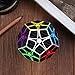 D-FantiX 2x2 Megaminx Cube Carbon Fiber Megaminx Speed Cube Dodecahedron Puzzle Toy