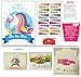 ((NOW INCLUDES Winners Prize) Pin the Horn on the Unicorn Party Game ,Unicorn Game, New with Extra Horns,Party Favor Games , Party Supplies Decorations , Rainbow Unicorn 12 pack
