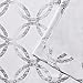 EXCLUSIVE HOME Modo Metallic Geometric Grommet Top Curtain Panel Pair, 54