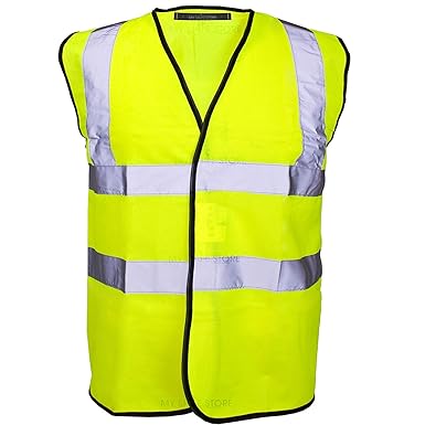 Image result for MyShoeStore Hi Vis Vest Yellow & Orange Small to 6XL 2 Band & Brace