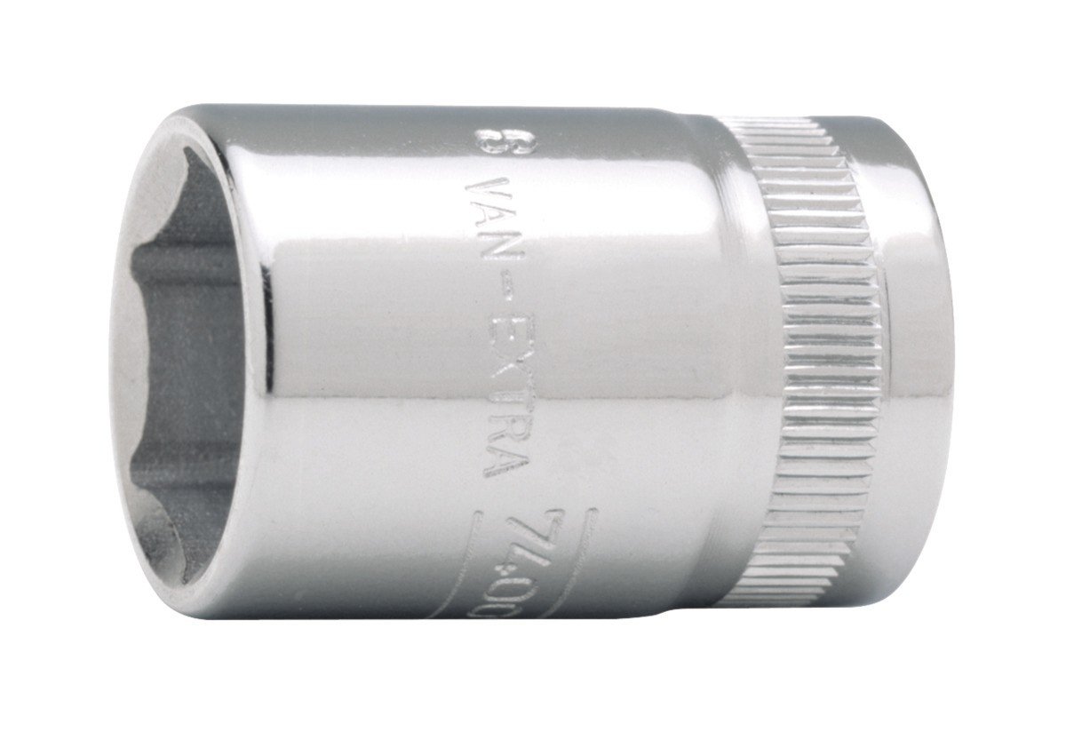 Bahco SB7400SM-6 6 Edge Socket Wrench Insert, Silver, 6 mm